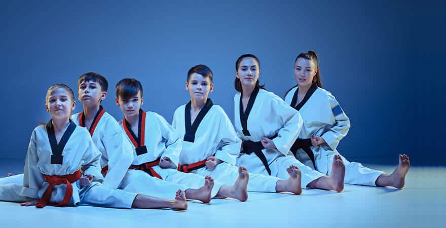 Martial Arts Lessons for Kids in _Naugatuck_ CT - Kids Group Splits